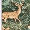 Jacquard Stoff Gobelin Waldtiere grün braun 1,40m Breite