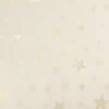 Jacquard Stoff Weihnachtsstoff Sterne Gold Glam Metallic-Effekte beige gold 2,80m Breite