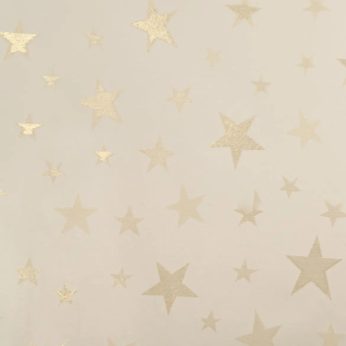 Jacquard Stoff Weihnachtsstoff Sterne Gold Glam Metallic-Effekte beige gold 2,80m Breite