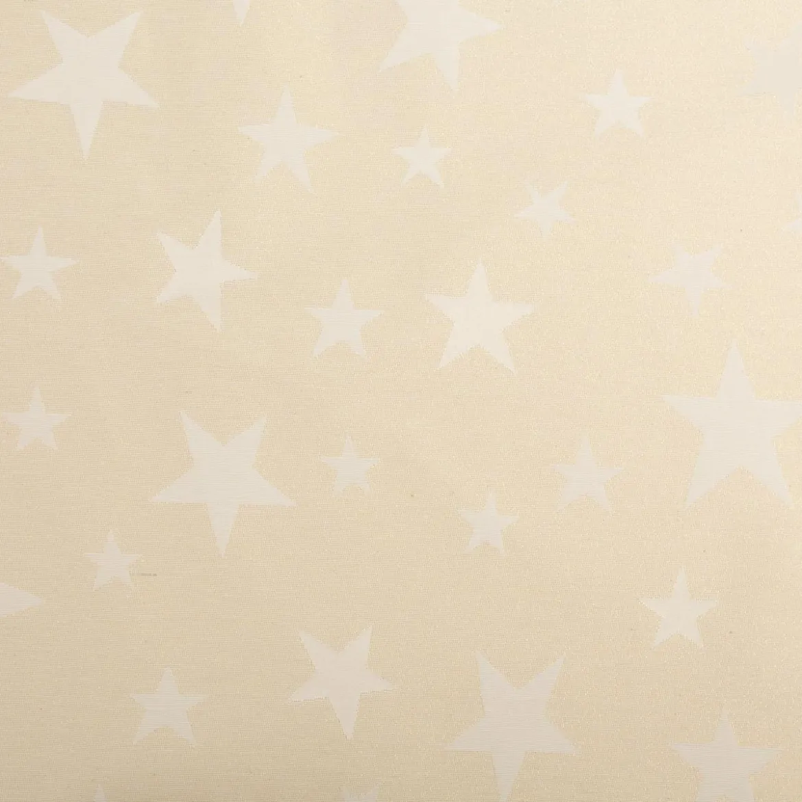 Jacquard Stoff Weihnachtsstoff Sterne Gold Glam Metallic-Effekte beige gold 2,80m Breite