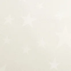 Jacquard Stoff Weihnachtsstoff Sterne Silber Glam Metallic-Effekte ecru silber 2,80m Breite