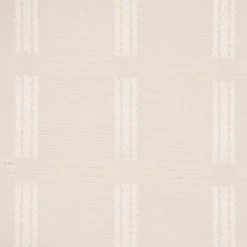 Jacquard Tischwäschestoff Dekostoff extrabreit Karo Würfel ecru 2,8m Breite