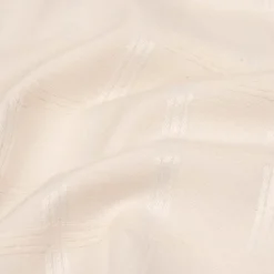 Jacquard Tischwäschestoff Dekostoff extrabreit Karo Würfel ecru 2,8m Breite