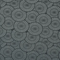 Jacquard Tischwäschestoff Doubleface extrabreit Caprice Kreise petrol 3,2m Breite