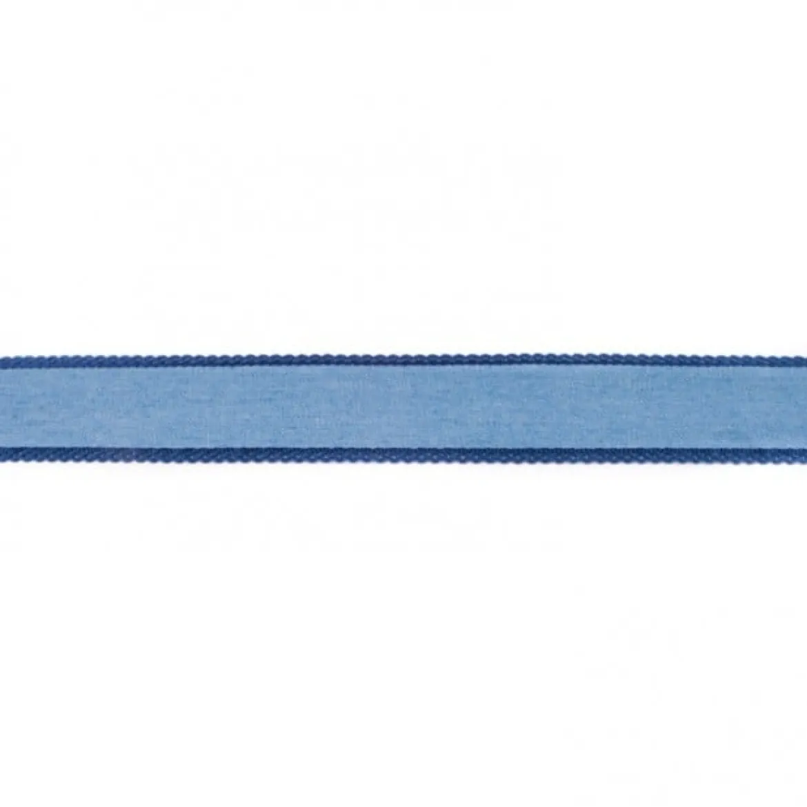 Jeans Band hell dunkel Meterware Breite: 2,5cm