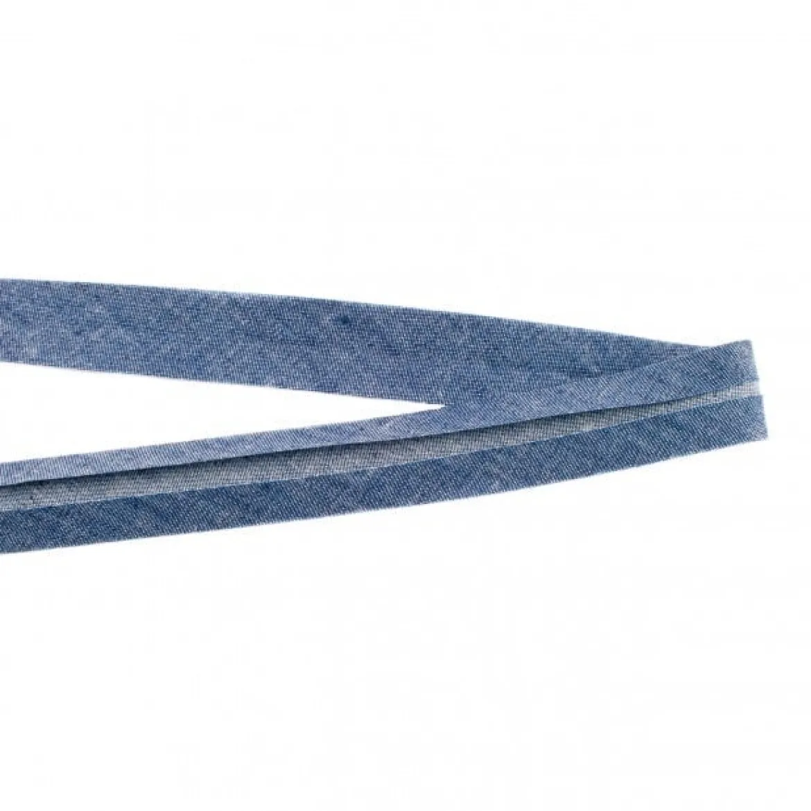 Jeans Schrägband mittelblau Meterware Breite: 2cm