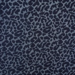 Jeansstoff Jacquard Leo Leomuster marine dunkelblau 1,5m Breite