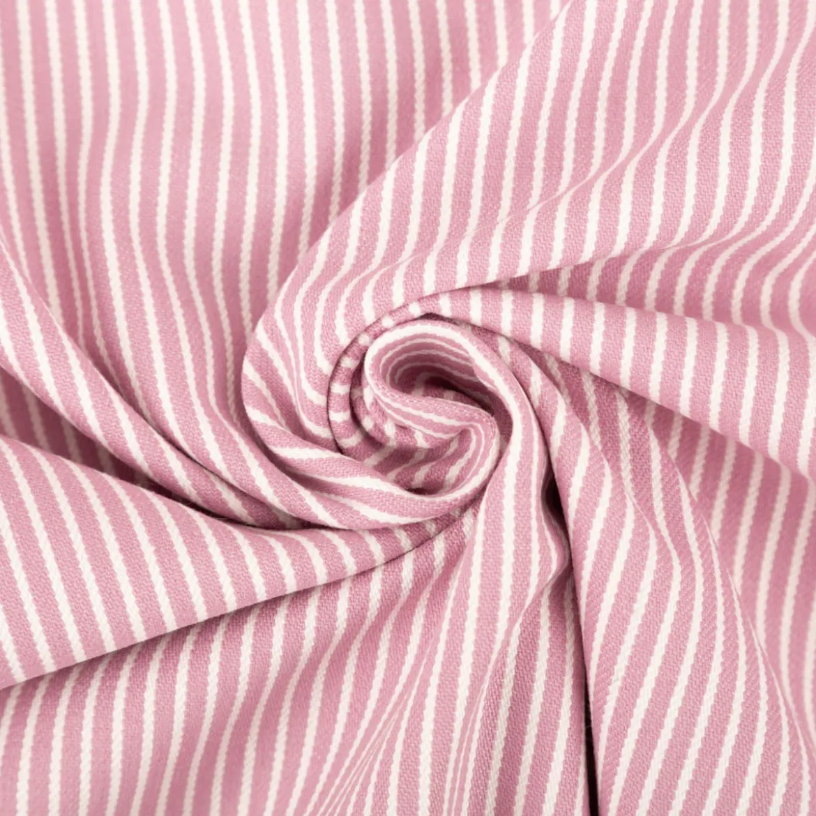 Jeansstoff Stretch Streifen rosa 140cm Breite