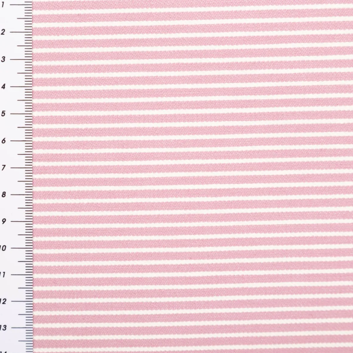 Jeansstoff Stretch Streifen rosa 140cm Breite