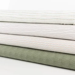 Jersey Baumwolljersey Baby und Kinderstoff Streifen wollweiß grau grün 1,50m Breite
