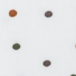 Jersey Baumwolljersey Baby und Kinderstoff Punkte wollweiß braun grün 1,5m Breite