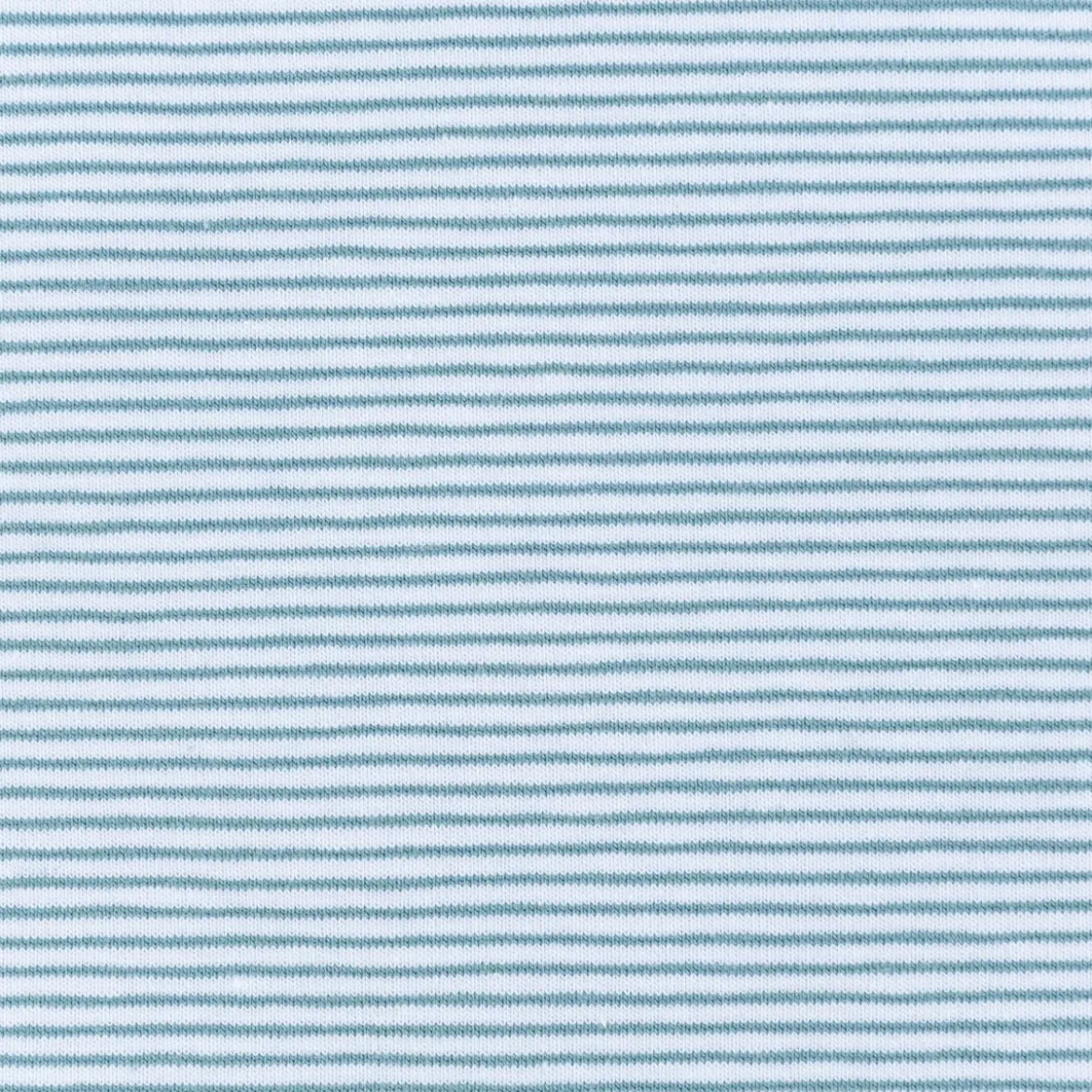 Jersey Baumwolljersey YARN DYED STRIPES Streifen fein weiß blau 1,5m Breite