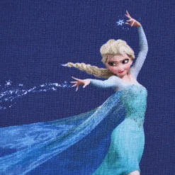 Jersey Disney Frozen dunkelblau Digitaldruck 1,5m Breite
