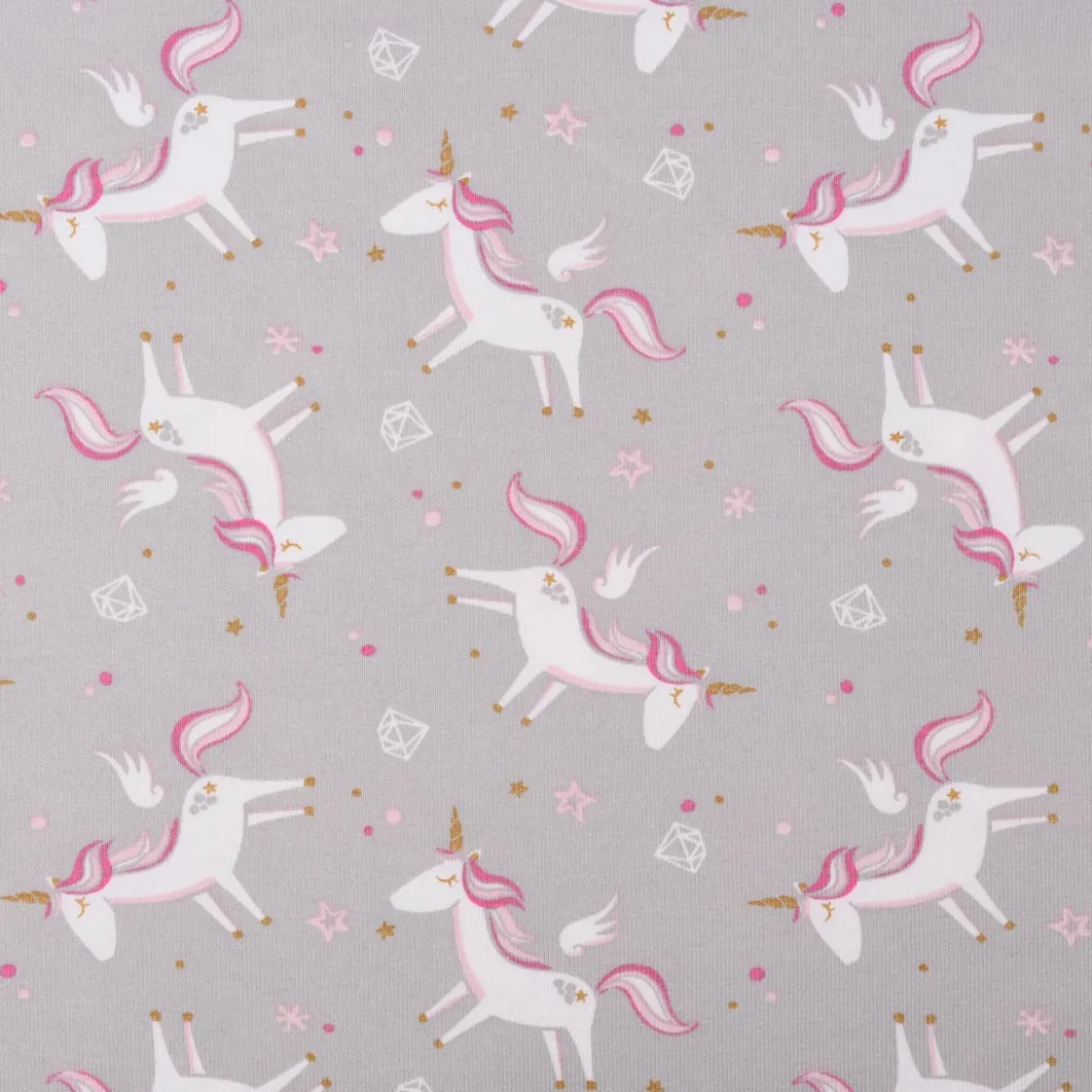 Jersey Einhorn grau 1,50m Breite