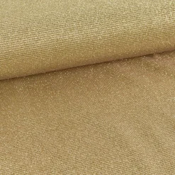 Jersey Lurex Glamour uni goldfarbig 1,40m Breite
