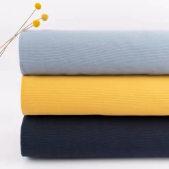 Jersey Ottoman Rippjersey einfarbig dunkelblau 1,40m Breite
