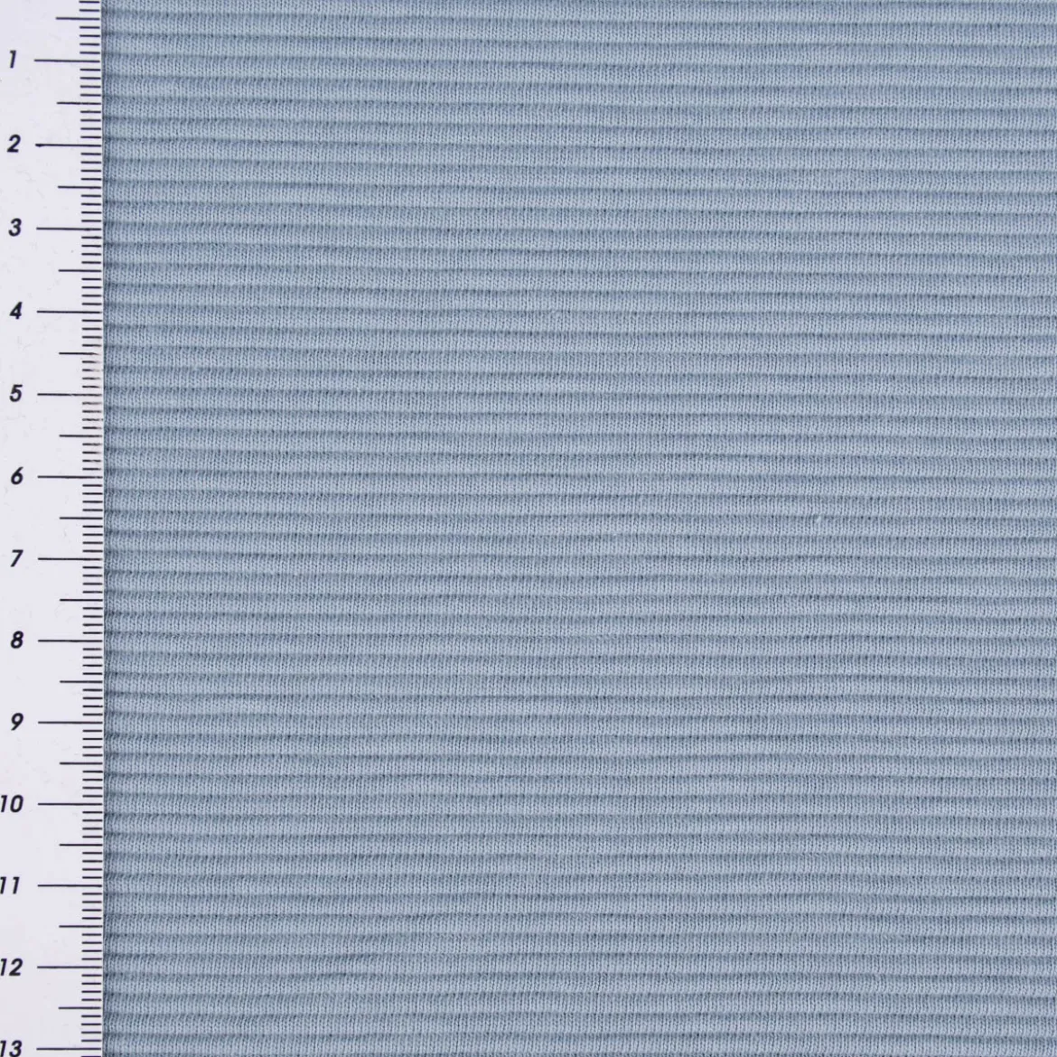 Jersey Ottoman Rippjersey einfarbig rauchblau 1,40m Breite
