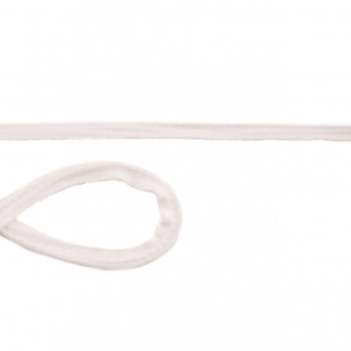 Jersey Paspelband off weiß Meterware Breite: 1cm