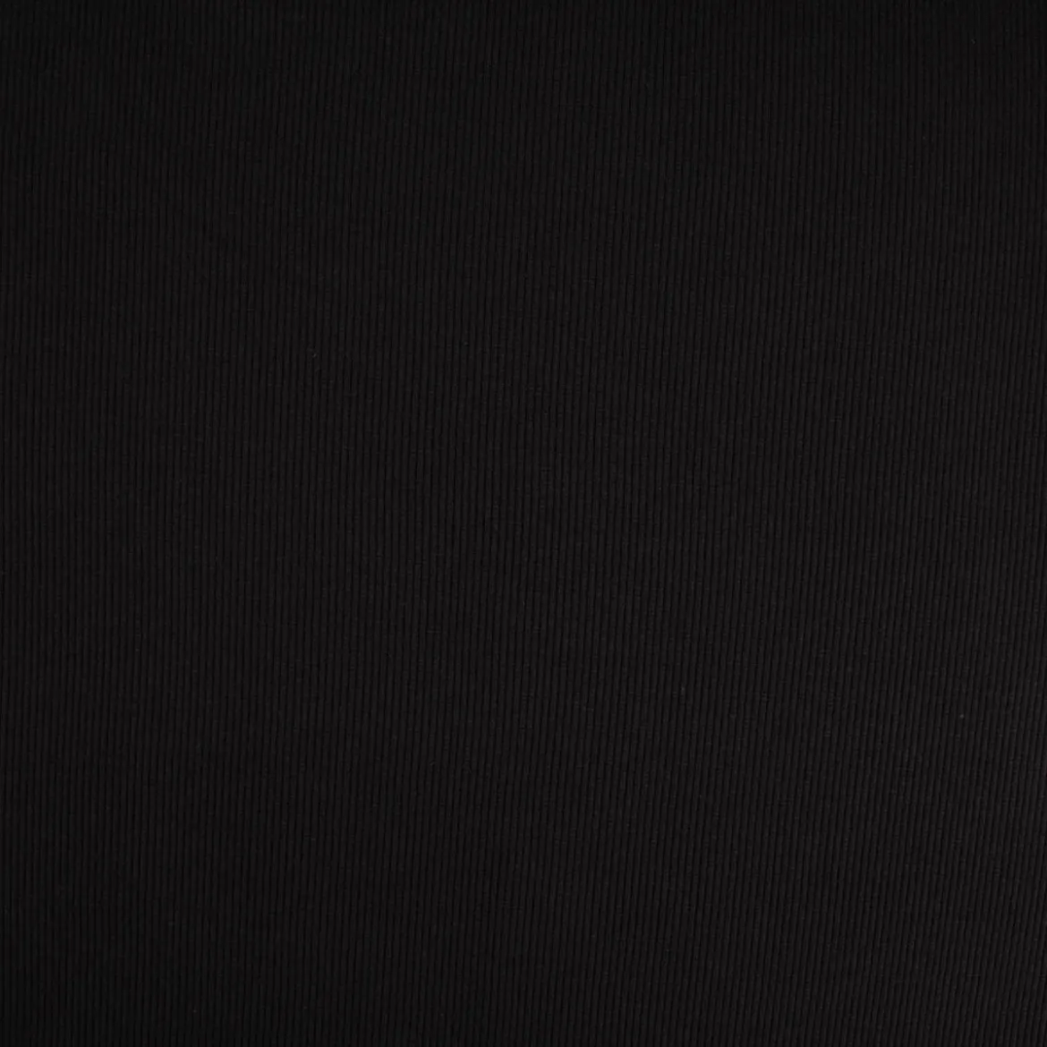 Jersey Rippjersey einfarbig schwarz 1,40m Breite