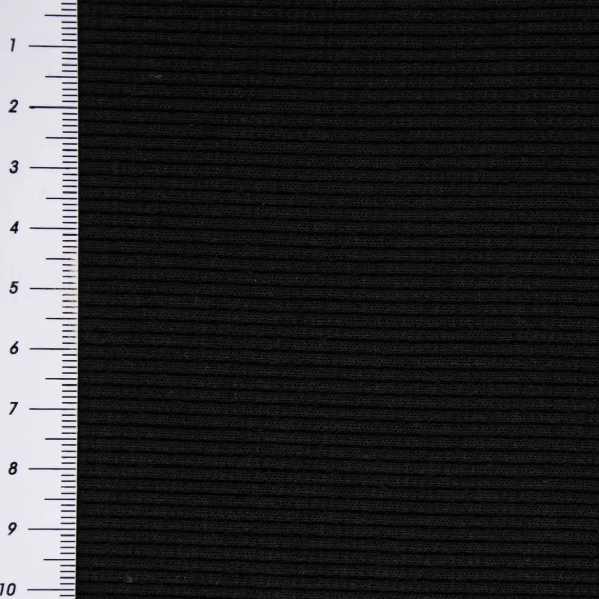 Jersey Rippjersey einfarbig schwarz 1,40m Breite