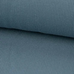 Jersey Rippjersey einfarbig indigo blau 1,40m Breite