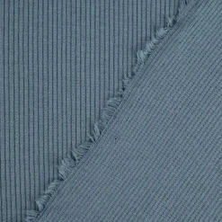 Jersey Rippjersey einfarbig indigo blau 1,40m Breite