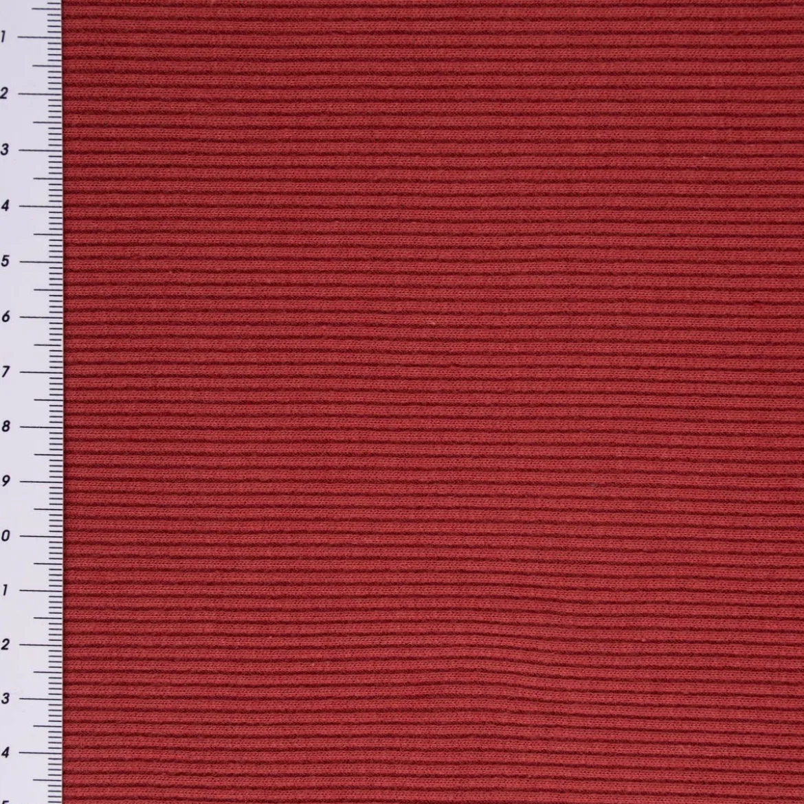 Jersey Rippjersey einfarbig rot 1,40m Breite