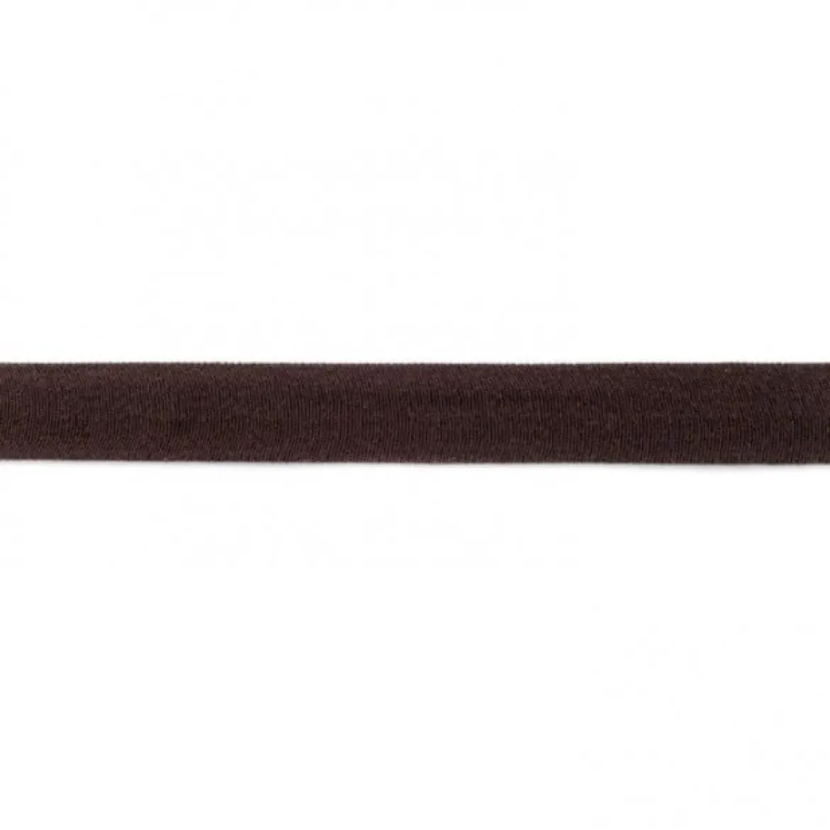 Jersey Schrägband dunkelbraun Breite: 2cm