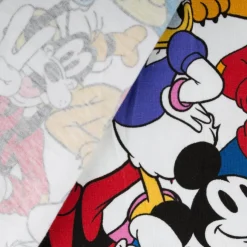 Jersey Stoff Baumwolle Mickey Mouse & Friends Digitaldruck weiß bunt 1,50m Breite