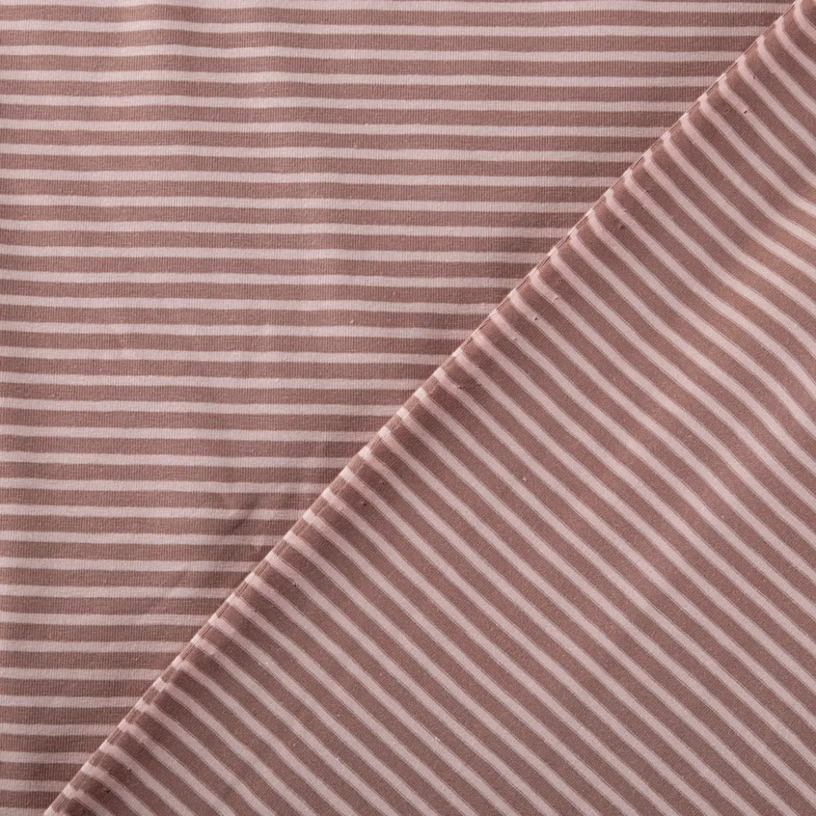 Jersey Stoff Baumwolljersey Rayure Streifen lila 1,45m Breite