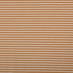 Jersey Stoff Baumwolljersey Rayure Streifen camel ecru 1,45m Breite