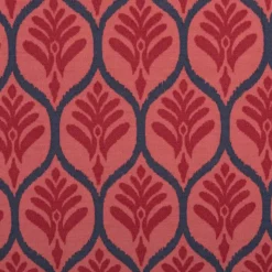 Jersey Stoff Baumwolljersey Ornamente rot 1,48 m Breite