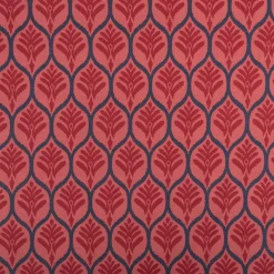 Jersey Stoff Baumwolljersey Ornamente rot 1,48 m Breite