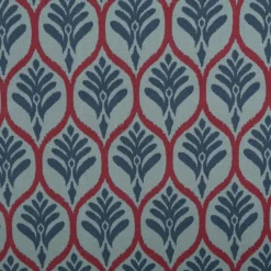 Jersey Stoff Baumwolljersey Ornamente petrolblau 1,48 m Breite