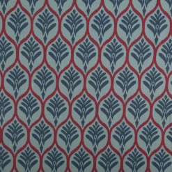 Jersey Stoff Baumwolljersey Ornamente petrolblau 1,48 m Breite
