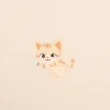 Jersey Stoff Baumwolljersey Katzen sand 1,45m Breite