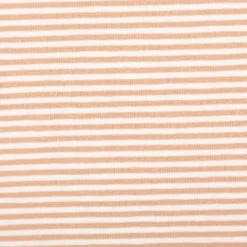 Jersey Stoff Baumwolljersey Yarn Dyed Streifen fein weiß nude 1,50m Breite