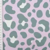 Jersey Stoff Baumwolljersey Leo lila grün 1,50m Breite