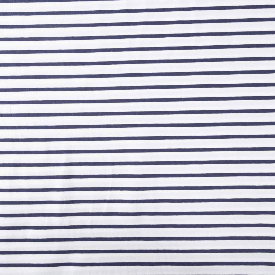 Jersey Stoff Baumwolljersey Rayure Streifen weiß marineblau 1,45m Breite