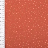 Jersey Stoff Baumwolljersey Pünktchen terracotta 1,50m Breite