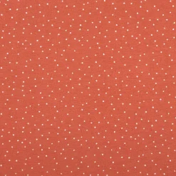 Jersey Stoff Baumwolljersey Pünktchen terracotta 1,50m Breite