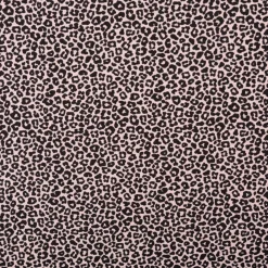 Jersey Stoff Baumwolljersey Mini Leo Leomuster rosa flieder schwarz 1,5m Breite