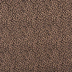 Jersey Stoff Baumwolljersey Mini Leo Leomuster taupe schwarz 1,5m Breite