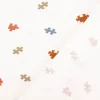 Jersey Stoff Baumwolljersey Puzzle wollweiß bunt 1,50m Breite