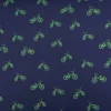 Jersey Stoff Bikes Fahrräder blau türkis 1,48m Breite