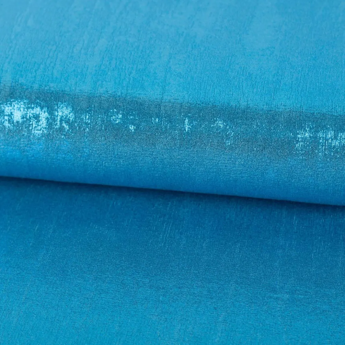 Jersey Stoff Glitzer Slinky Bijoux Foil blau1,45m Breite