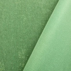 Jersey Stoff Glitzer Slinky Bijoux Foil grün 1,45m Breite