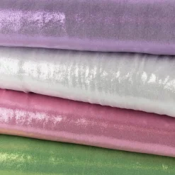 Jersey Stoff Glitzer Slinky Bijoux Foil rosa 1,45m Breite