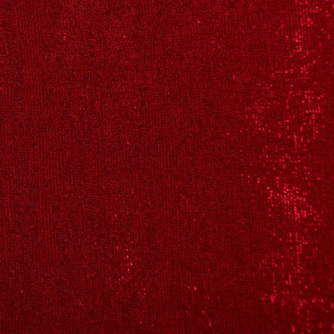 Jersey Stoff Glitzer Slinky Bijoux Foil rot 1,45m Breite