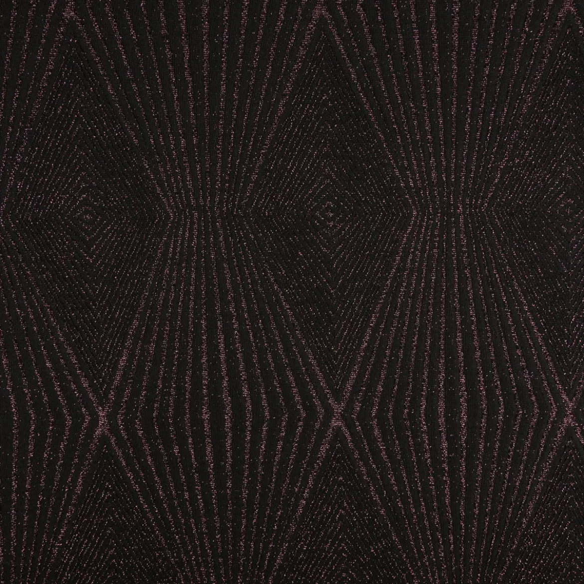 Jersey Stoff Metallic geometrisch schwarz rosegold 160cm Breite